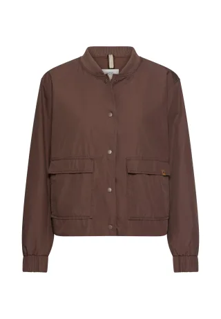 camel active - Indoor Blazer mit Bomberkragen brown - Gr. - 44