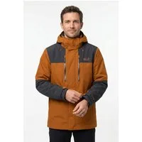 Jack Wolfskin Funktionsjacke JASPER 2L JKT M mit abnehmbarer Kapuze, wasserdicht, winddicht, atmungsaktiv
