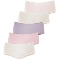 Vivance by Lascana Panty (5er Pack) mit kleiner Häkelkante, angenehme Baumwollqualität