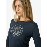 SUPER.NATURAL Langarmshirt für Damen,Merino W MOUNTAIN GIRL LS atmungsaktiv