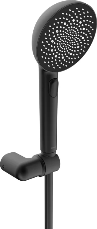 Hansa Handbrausegarnitur HANSAAURELIA 4717, 3-strahlig Matt-Schwarz, 4717012033 4717012033