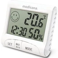 medisana HG 100 Innenwetterstation (Innenwetterstation mit Anzeige von Luftfeuchtigkeit und Raumtemperatur)