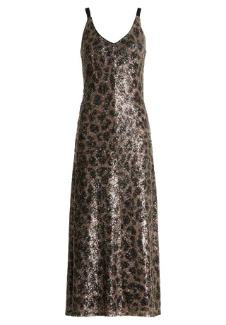 V by Vera Mont - Abendkleid weiß/braun - Gr. - 42