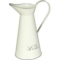 Ambiente Haus Kanne Krug aus Emaille in Antikcreme (H) 26 cm, (1-St)
