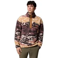 Columbia Fleecepullover Helvetia™ II Printed Half Snap (mit Brusttasche) braun/bunt Herren