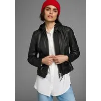 ALPENBLITZ Lederjacke Lissabon für Sommer und Übergangszeit, aus Lammnappaleder, stylisch