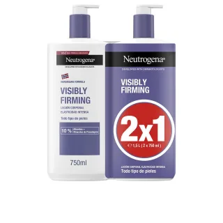 Sichtbar Straffende Lotion Mit Intensiver Elastizität, Packung 2 X 750 ml