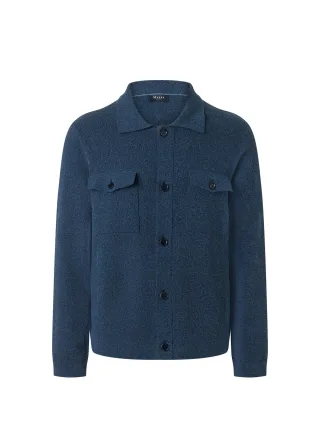 MAERZ Muenchen - Strickjacke Knopf 1/1 Arm dawn blue