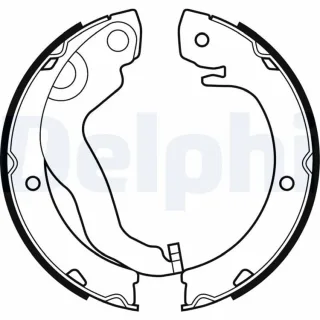 Delphi Bremsbacken hinten Toyota Verso