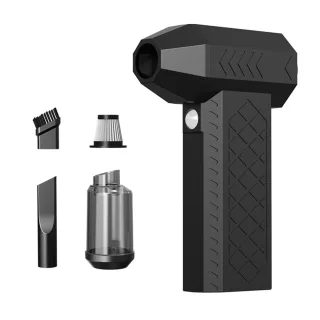 AJ-C1 2-in-1 Cordless Blower Vacuum and Air Duster 4000mAh Brushless Motor Rechargeable Turbo Fan Adjustable Speed for P