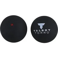 Talbot-Torro Squashball (1 roter Punkt, Speed mittel) schwarz - 1 Ball