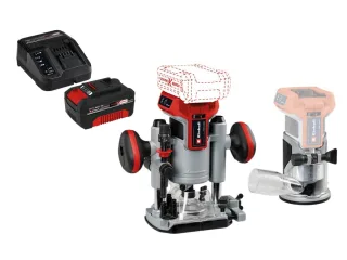 EINHELL Akku-Ober/-Kantenfräse TP-RO 18 Set Li BL Kit (1x 4,0 Ah)