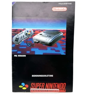 Super Nintendo Konsole grau Bedienungsanleitung