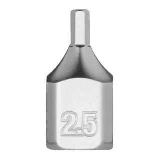 Milwaukee Innensechskant Bit-Steckschlüsseleinsatz metrisch 1/4" kurz 2,5 mm - 4932500474