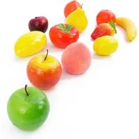 Kunstpflanze Künstliches Früchte Mix im Beutel, 12 Stück - Künstliches Obst, artplants, Höhe 5.0 cm