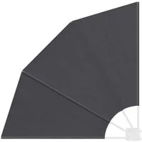 vidaXL Balkonsichtschutz Balkon Sichtschutz 115 x 115 cm Polyester Anthrazit (1-St)