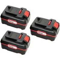 Parkside 3 Stück 20V 4Ah Akku Pap 20 B3 Lithium Ionen 4 Ah Serie Parkside X20V Akku PAP 20 B3 (20 V)