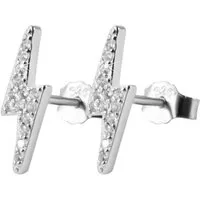 Adelia´s Paar Ohrhänger Damen Ohrstecker aus 925 Sterling Silber und Zirkonia - Strass