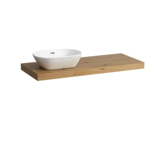Laufen Waschtisch-Platte LANI 495x1185x65 mit Aussschnitt links H4046721122671