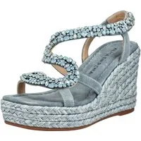 Alma en Pena ALMA EN PENA Sandalen Veloursleder/Textil Keilsandalette