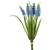 Kunstblume Kunstblume MUSCARI BUND 30cm. Bund mit 5 Traubenhyazinthen., Gasper, Höhe 30.00 cm
