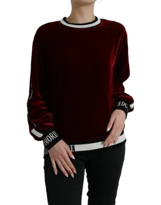 Velours Sweatshirt Amore Stil