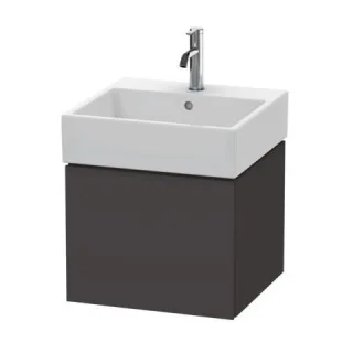 Duravit L-Cube Waschtischunterbau wandhängend Graphit Supermatt 484x459x394 mm - LC617408080 LC617408080