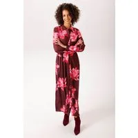 Aniston CASUAL Maxikleid mit großflächigen Batik-Blüten bedruckt - NEUE KOLLEKTION