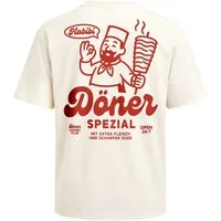 Neverless Oversize-Shirt Herren T-Shirt - Döner Spezial - Oversized Relaxed Fit Sommer mit Print