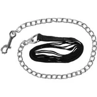 Kerbl Führleine Führleine mit Kette 250 cm schwarz 32147, (1-tlg)