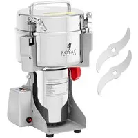 Royal Catering Gewürzmühle elektrisch Multi-Zerkleinerer 2 kg Gewürze Kräuter Pfeffer Nüsse Mühle Strom