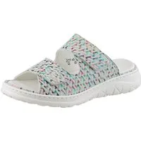 Waldläufer H-JOLINE Pantolette Sommerschuh, Bequemschuh, Hausschuh mit Klettverschlüsse, H-Weite