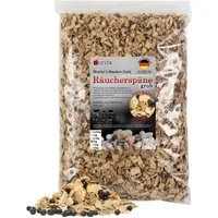 Moritz Räucherbox 5kg Räucherspäne Buche mit Wacholder grob 6 -12 mm zum smoken, räuchern/kalträuchern von Fleisch, Fisch, Gemüse geeignet