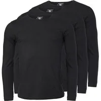 Young & Rich Langarmshirt Herren Uni Basic Longsleeve Rundhals Unterziehshirt 2002 3er pack (3er-Pack, 3-tlg., 3er-Pack) Rundhalsauschnitt unifarben langarm slim fit