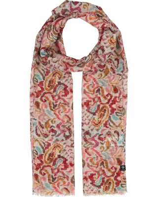 fraas - Schal Sustainability Edition - Schal mit abstrahiertem Paisley-Muster - Gr. - OS