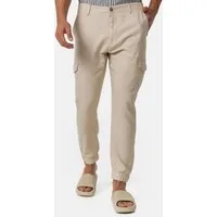 Indicode Leinenhose Herren Booth Sommerhose Leinen Herrenhose mit 6 Taschen, 55% Leinen