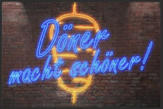 Fussmatte Döner  5039 | Größe: 120 cm x 200 cm