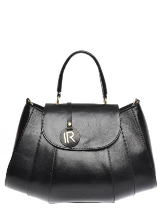 Isabella Rhea Schwarz Rindsledertasche