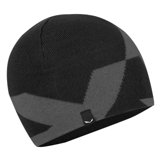 SALEWA - Pure Reversible Wollmütze - Schwarz (Gr.UNI58)