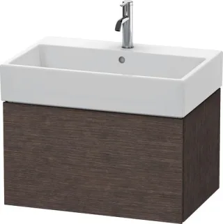 Duravit L-Cube Waschtischunterbau wandhängend Eiche dunkel gebürstet Matt 684x459x394 mm - LC6176072 LC617607272