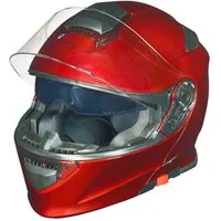 rueger-helmets Motorradhelm RS-983 Bluetooth Klapphelm Motorradhelm Conzept Motorrad Modular Helm ruegerRS-983 COM Rot XL