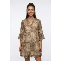 Vero Moda Tunikakleid VMSMILLA 3/4 SHORT DRESS WVN GA Kunstfaser, regular fit