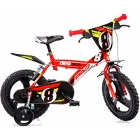 Dino Bikes Kinderfahrrad 14" Pro Cross Kinderfahrrad Jungen Stützräder 3–5 Jahre Stützräder, 1 Gang, mit Stützrädern, Frontschild und coolen Schutzblechen