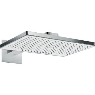hansgrohe Rainmaker Select 460 Kopfbrause 24005400 weiss chrom, 2jet, Wandmontage, Brausearm 450mm