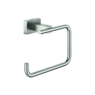 Grohe Essentials Cube WC-Papierhalter 40507DC1 supersteel, ohne Deckel, verdeckte Befestigung