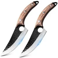 FANNOU Spickmesser Küchenmesser Scharf, Klingenlänge 14,5 cm, Ausbeinmesser für Gemüse und Fleisch, Knife Perfekt zum Schneiden