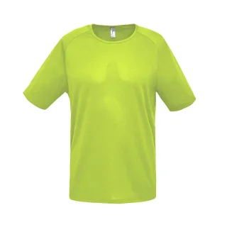 SOLS Mens Sporty Short Sleeve Performance T-Shirt (Apfelgrün)