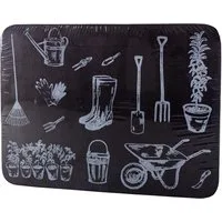 Windhager Kniekissen mit Motiv für den Garten, (1-St), Outdoor Sitzkissen, Knieschoner mit Tragegriff, anthrazit