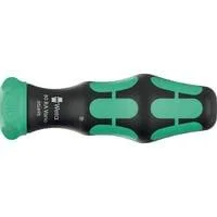 80 RA Vario Handhalter mit Ratschenfunktion, Schraubendreher schwarz/grün, für Doppelklingen aus dem Wera Vario-Programm