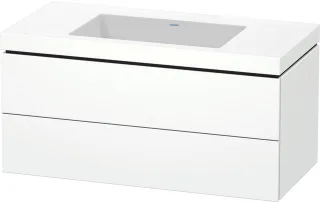 Duravit L-Cube c-bonded Set wandhängend Weiß Matt 1000x480x500 mm - LC6928N1818 LC6928N1818